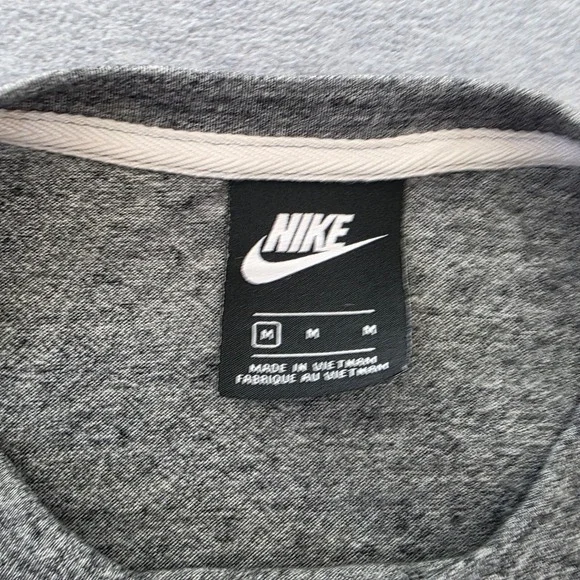 Nike Sportswear Gym Vintage Long Sleeve Shirt Grey AA2015-091 Womens Medium - Picture 5 of 10